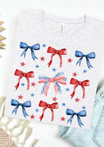 Patriotic Bows TEE