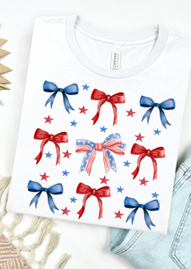 Patriotic Bows TEE