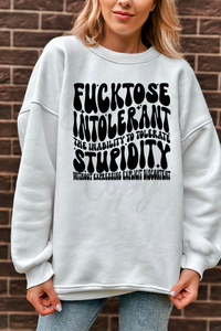 Fucktose Tee or Sweatshirt