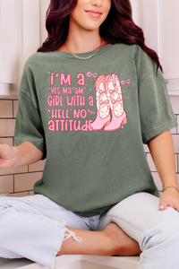 Hell No Attitude Tee or Sweatshirt