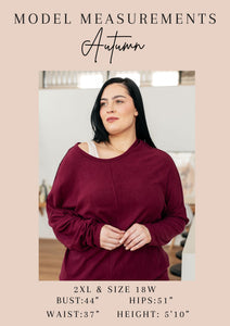Warm Thoughts Ribbed Top in Charcoal SALE