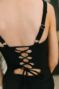 Barcelona Lace Up Swimsuit