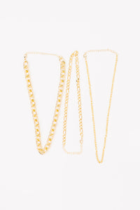 Big, Bold and Beautiful Layered Chunky Necklace in Gold