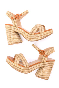 Bon Voyage Rope Woven Heel Shoe