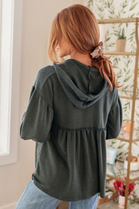 She's Not Wrong Hooded V-Neck Pullover - SALE