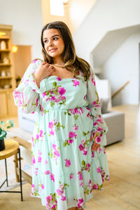 Delightfully Yours Floral Dress