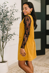 Feeling That Way Corduroy Dress