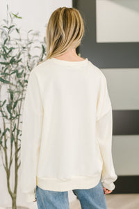 Humor Me Color Block Relaxed Pullover