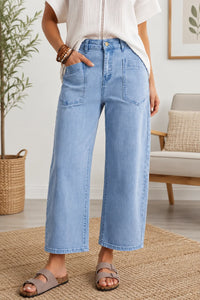 Pre Order -Square-Barrel Jeans