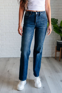 Judy Blue Muriel Full Size Tummy Control Straight Jeans