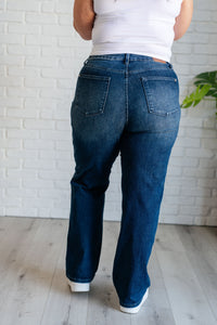 Judy Blue Muriel Full Size Tummy Control Straight Jeans