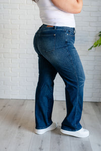Judy Blue Muriel Full Size Tummy Control Straight Jeans