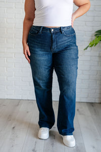 Judy Blue Muriel Full Size Tummy Control Straight Jeans