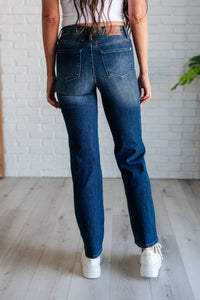 Judy Blue Muriel Full Size Tummy Control Straight Jeans