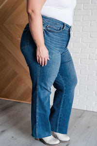 Judy Blue Anita Full Size Tummy Control Straight Jeans