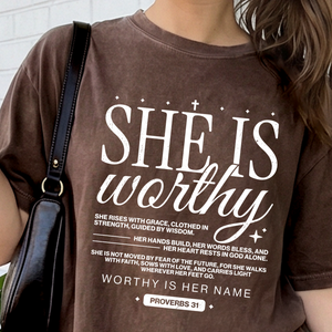 She is worthy