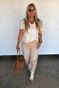 PREORDER- WILD FAWN BARREL JEAN