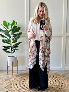 Quilted Drawstring Top In Soft Natural Ivory - ESB