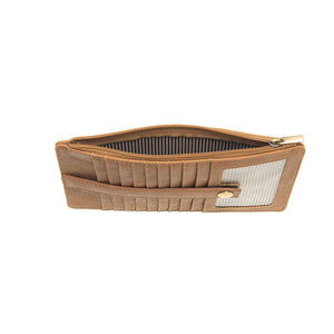 Joy Susan Kara Mini Wallet in Tan