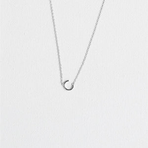 Initial Necklace Silver