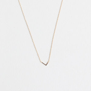 Initial Necklace In Gold