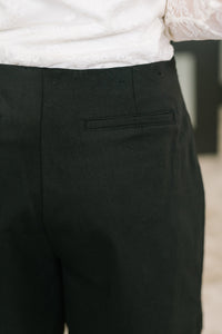 Only Pair Faux Wrap Skort in Black