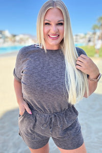 So Sure Short Sleeve Romper