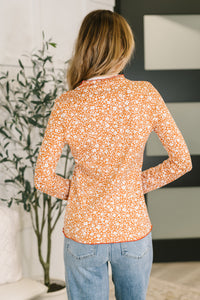 Something in the Air Lettuce Hem Longsleeve Top