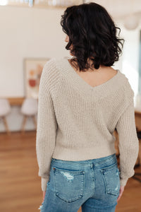 Stuck In The Moment V-Neck Sweater - SALE