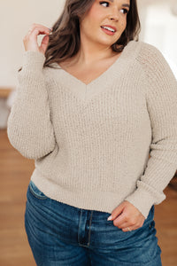 Stuck In The Moment V-Neck Sweater - SALE