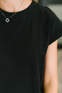 Sweet Like That Casual Dress in Black