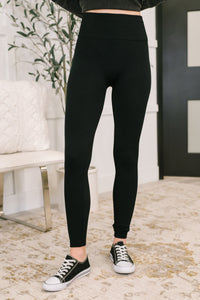 Sweet Steppin' High Waist Leggings in Black