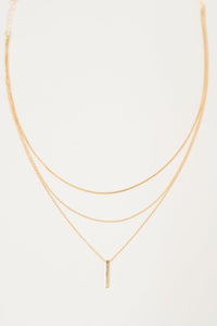 The Signature Set Layered Necklace Set in Gold