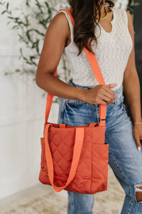 There She Goes Bag in Tomato