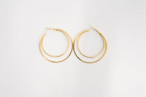 Two's a Party Double Hoop Earrings