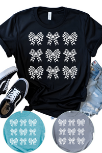 Checkered Bows TEE