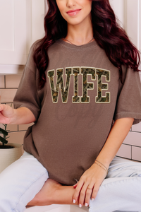 Wife Camo Tee or Sweatshirt