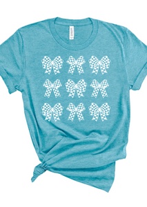 Checkered Bows TEE