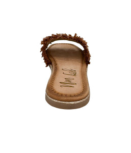 Juana Woven Sandals in Tan