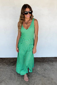 PREORDER- SPRING LUCIANA STRIPE DRESS