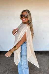 PREORDER- ROMEE MESH PONCHO