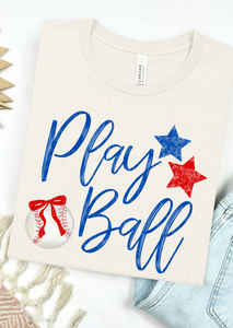 Play Ball Bella Canvas T-Shirt
