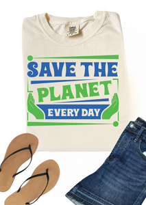Save the Planet Comfort Colors T-Shirt