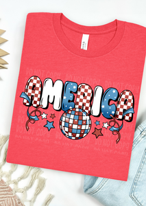 America Disco Bella Canvas T-Shirt