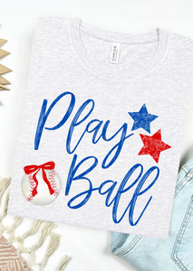 Play Ball Bella Canvas T-Shirt