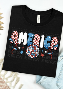 America Disco Bella Canvas T-Shirt