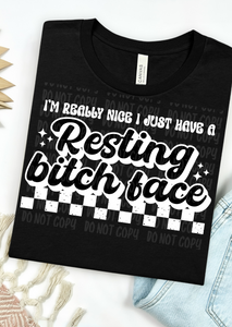 Checkered Sass Bella Canvas T-Shirt