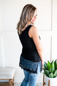 Spread Your Wings Sleeveless Top In Black ESB