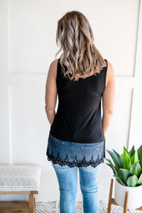 Spread Your Wings Sleeveless Top In Black ESB