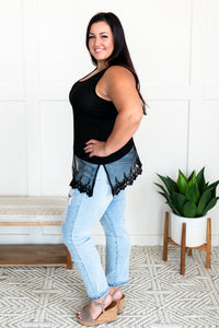 Spread Your Wings Sleeveless Top In Black ESB